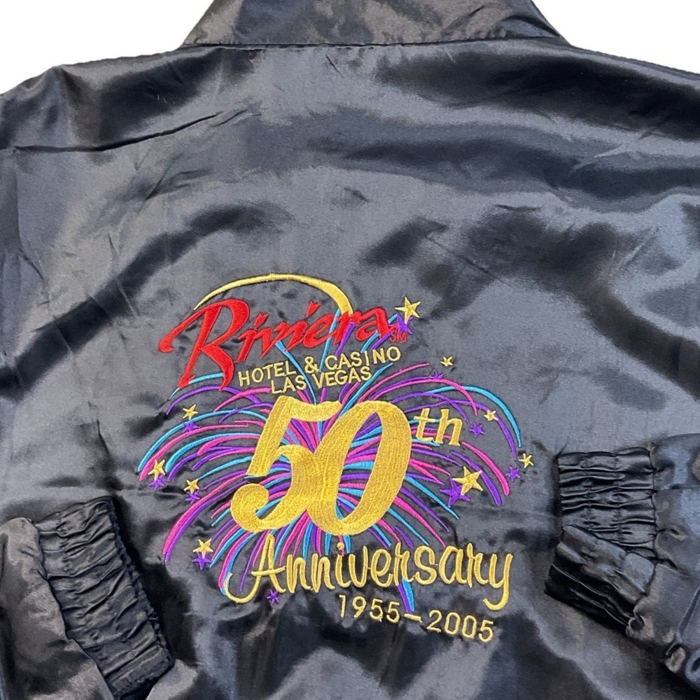 Riviera Hotel Casino Las Vegas 50th Anniversary Jacket satin XXL 1955-2005